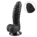 6.89" Inch Realistic Dildo, Lifelike Silicone Dildo with Suction Cup Ultra-Soft Flexible Adult Sex Toy for Vaginal G-spot and Anal Play