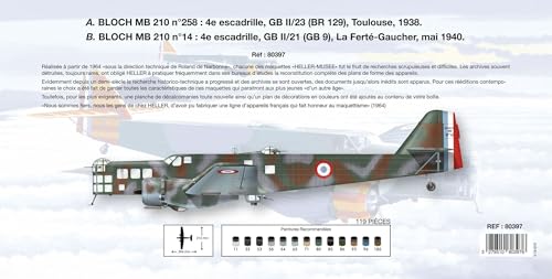 Heller 80397 potez 540 1/72 maquette plastique d'avion militaire français - 4