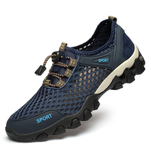 Fansu Zapatos de Agua Hombre Mujer, Barefoot Escarpines Deportes Acuáticos Secado Rápido Zapatos de Playa Ligeros Antideslizante Calzado para Adulto Surf