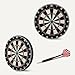Amazon Basics Dartboard for Adults, Regulation Size, with Steel Tip Darts