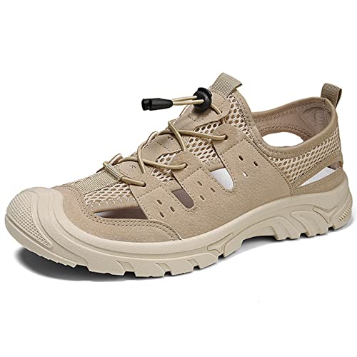 Men's Sandals, Men's Sport Sandals Outdoor Hiking Sandals, Closed Toe Lightweight Walking Sandals