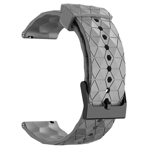 Image of ACM Watch Strap Silicone Designer Belt 22mm compatible with Universal 22mm Size Replacement Strap Smartwatch Sports Hook Band