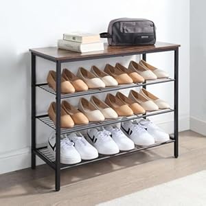   4-Tier-Shoe-Rack-Organizer-Metal-Mesh-Shoe-Storage-Shelf-for-Entryway-Hallway-Closet-Dorm-Room-Industrial-Rustic-Brown