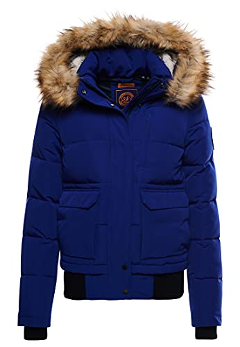 Superdry Everest Bomber Giacca Donna, Blu (Cobalt), Medium