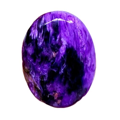 Charoite naturelle cabochon ovale pour réparer ou concevoir vos colliers en gemme