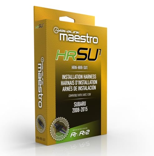 Idatalink Maestro HRN-HRR-SU1 T-Harness for Select Subaru Vehicles 2008-15, replace the factory radio while retaining steering wheel controls & use of factory amp (ADS-MRR or ADS-MRR2 module required) by Idatalink - Image 4