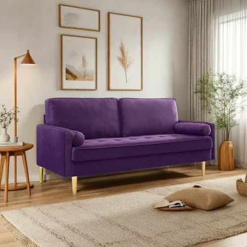 WDYLWFHW Purple Loveseat Sofa