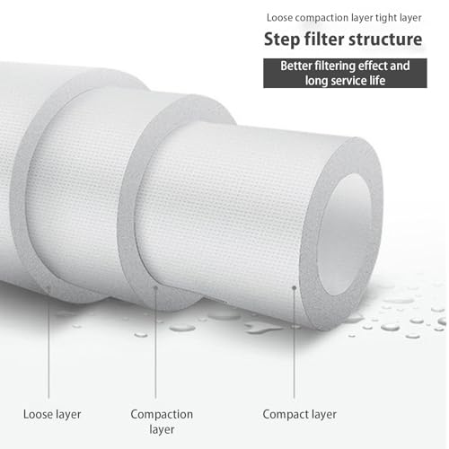 Filtres osmose inverse 10 pouces élimination chlore et sédiments eau robinet - 4