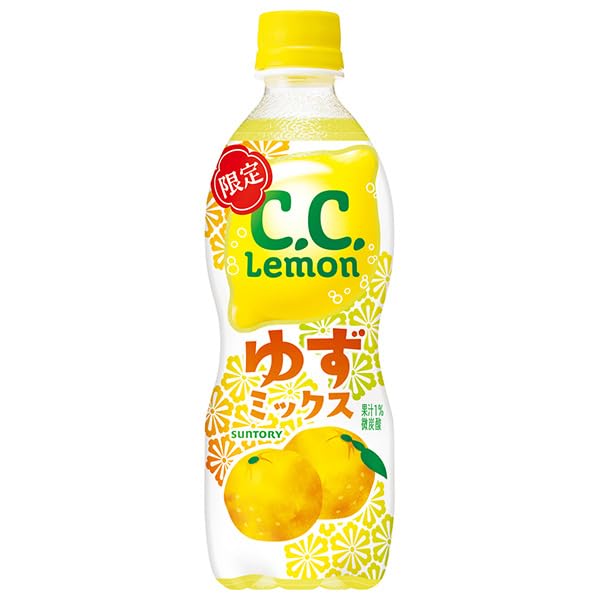 Amazon.co.jp: サントリー C.C.レモン ゆずミックス 500mlペットボトル