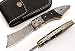 Custom made damascus blade one of a stunning folding knife 5163