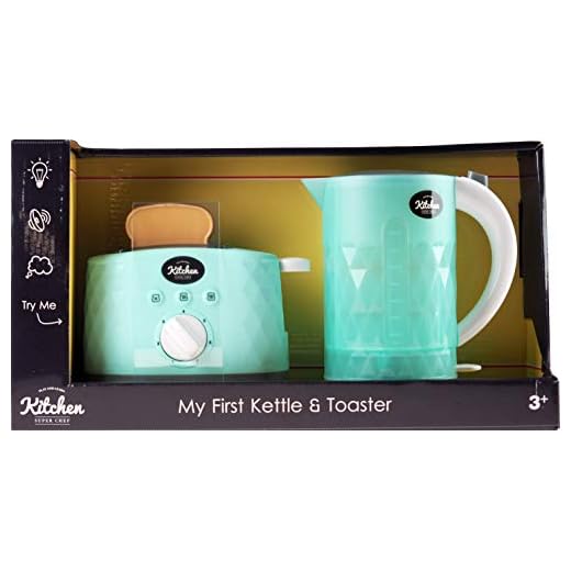 infunbebe My First Kettle And Pop Up Tostadora con luz y sonido de juguete