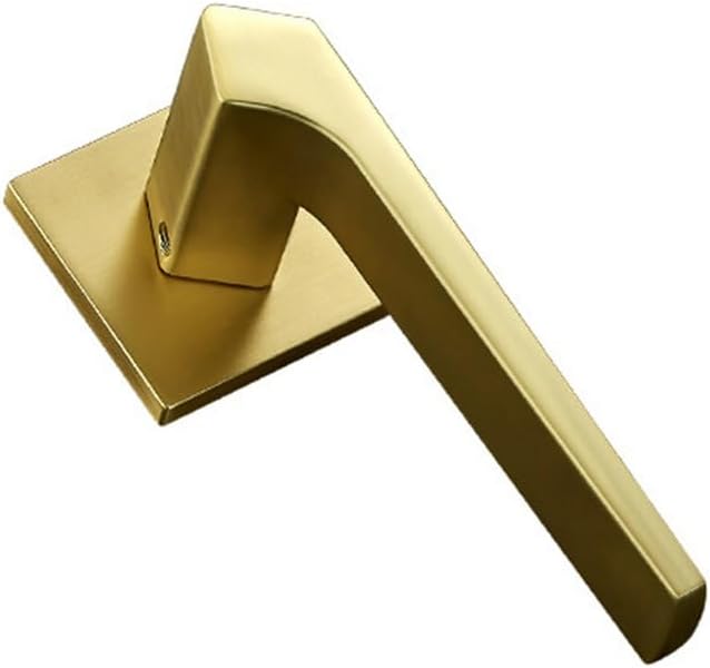 Indoor Bedroom Door Lock Brushed Handle Home Body Magnetic Mute Locks