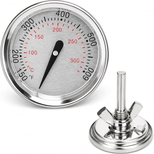 QuliMetal 60540 67031 Grill Thermometer Replacement for Weber Charcoal GS4 Spirit II & I 200/300 Q Series 7581 Accurate Temperature Gauge for Weber Spirit E/S 210 220 310 Grill 1-13/16 Dia