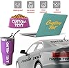 Custom Car Sticker – Personalised Text Vinyl Die Cut Decal for Cars, Vans, Windows – Weatherproof & Durable #1