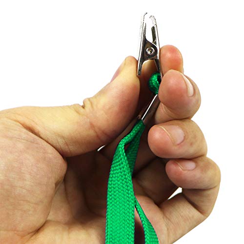 Badge Lanyards Neck Bulk Cruise Lanyards Lanyard With Clip For Id Card Name Tags Badge Holders (Green, 50 Pack) #TOP3