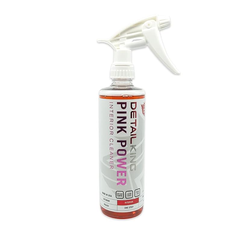 Limpador de Interior Automotivo Pink Power Detail King Concentrado com Spray 473 mL