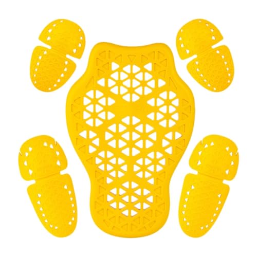 Amagogo 5Pcs Motorcycle Jacket Armor Inserts Level 2 Protection Pads Breathable Protective Gear Set for Outdoor Sports Riding