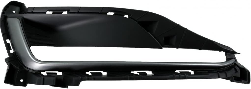 KarParts360 For Hyundai Sonata 2015 2016 2017 Fog Light Bezel Driver Side | Front | Sport | Prime Black Finish | Replacement For HY1038129 | 191275407950, 86521C2300