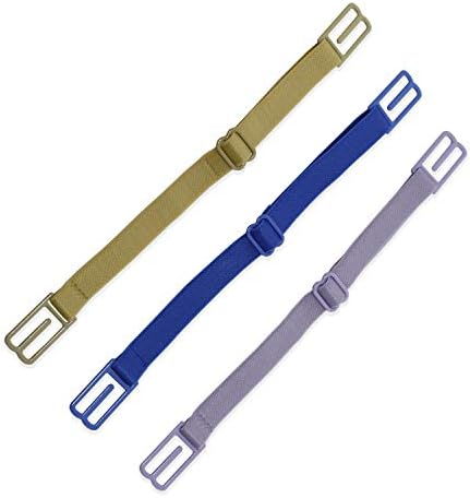 Razor Bra Strap Clips Holder Women’s (Blue - Purple - Yellow) Medium