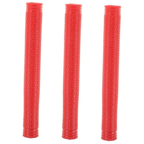 Happyyami 3pcs Fencing Practice Handle Grip Comfortable and Stable Rubber Straight Handle for Competition