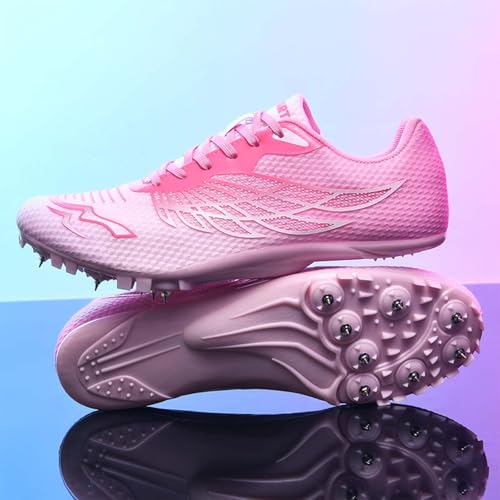 Track and Field Shoes for Women with Spikes Running Racing Shoes Cross Jumping Sprint Sneakers for Boys and Girls Kids4