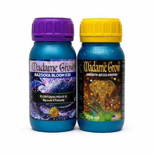 Kit engrais croissance et floraison bio Madame Grow pour vos plantes de balcon et salon