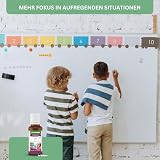 Lemon Pharma Original Bachblüten Kinder Globuli Konzentration - Wachsam und Beständig - Bio, vegan & alkoholfrei - Für Schule und Kindergarten, Streukügelchen für Kids nach Dr. Bach, 20 g