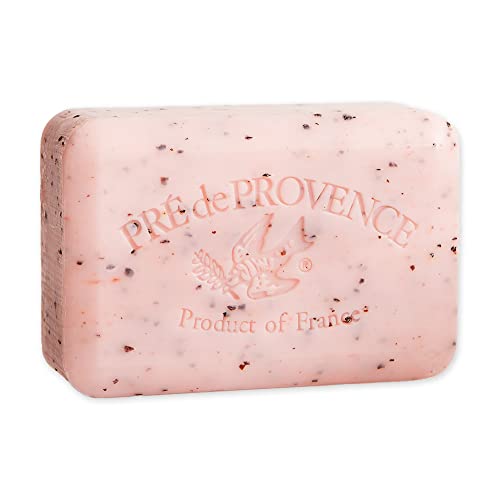 Image of Pre de Provence Artisanal Soap Bar, Enriched with Organic Shea Butter, Natural French Skincare, Quad Milled for Rich Smooth Lather, 8.8 Ounce, Juicy Pomegranate