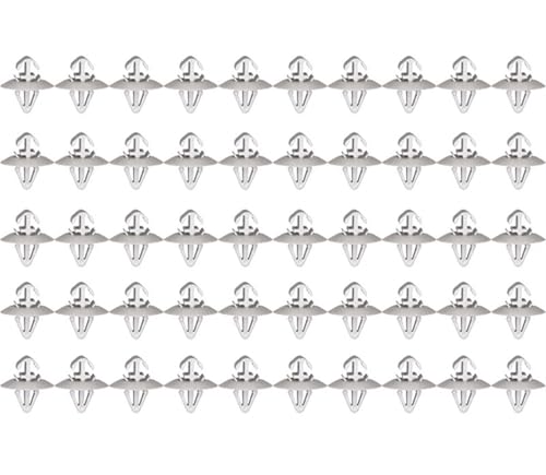 Car Clips Side Moulding Door Lower Trim Clips Plastic Fasteners for Nissan for Primastar 2001-2014(50X)(50X)
