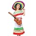 TENDYCOCO Vestidos Mexicanos para niñas con Sombrero Mexicano Sombrero de Paja Traje...