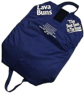 Vesture Corporation Lava Buns Heated Seat Cushion (Navy) (12" H x 17" W)