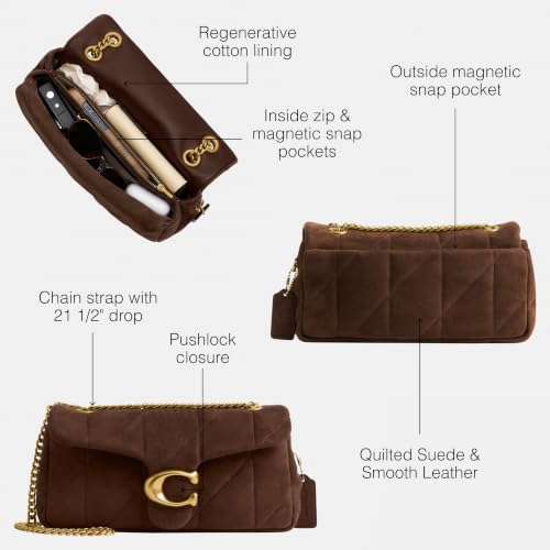 Image of Coach Women's Soft Quilted Tabby Shoulder Bag