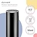 DuraVent Simpson Telescoping Connector Close Clearance with Double Wall Stove Pipe for Home Improvement and Commercial or Residential Vents, Black