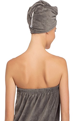 Merry Style Donna Turbante 13007 (Grigio/Bianco