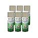 Rust-Oleum 358839-6PK Outdoor Fabric Spray Paint, 12 oz, Medium Gray, 6 Pack