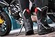 SHIMA STRATO Motorradstiefel Herren und Damen - Motorrad Wasserdicht Stiefel Tourenstiefel Schuhe Männer Leder Schwarz (Damen, Vented, 39)
