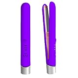 ポータブルストレートバーシュ 旅行用 - USB-C 充電式 マイナスイオン 滑らか 軽量 外出先でのギフト LEDディスプレイ付き