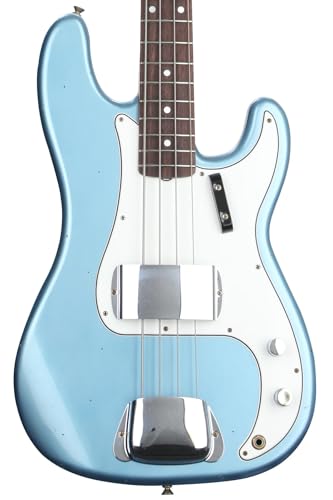 Fender Custom Shop 1966 Precision Bass Journeyman Relic - Super-faded Aged Lake Placid Blue