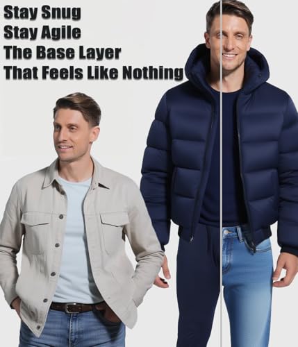 Mens Thermal Underwear Pants Long Johns Fleece Lined Warm Base Legging Layer Bottoms Cold Weather Clothing Gear4