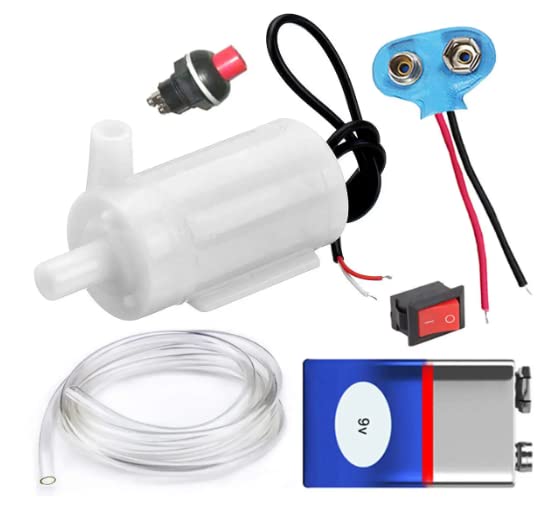 RASHRI ; One For All Waterproof Mini Water Project DC Pump 3-9v Complete kit with Switch, 9v and Pipe (B0BDZXZX36) Amazon Price History, Amazon Price Tracker