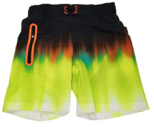 Wonder Nation Boy's Acid Yellow Swim Shorts (X-Small 4/5)