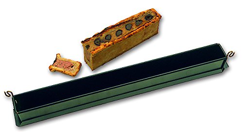 La Brunoise Mini Pâté en Croûte Uni Professionnel Noir Rectangulaire 500 x 40 x 60 mm