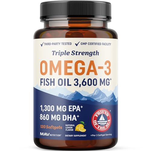 Triple Strength DHA Omega 3 Fish Oil 3600 mg |
