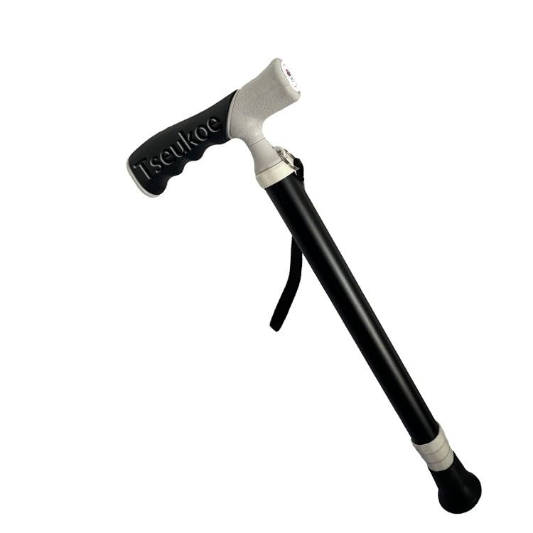 Titanium Alloy Hiking Stick or Walking Sticks, Adjustable Hiking Pole for Men and Women, Dual-Purpose Telescopic Cane