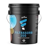 CalgonCarbon FILTRASORB 200 Certified Granulated High Performance Activated Carbon for Water/Air Filter Refill, 23 lb Approx. - Made in The USA – Certified Calgon Carbon Product