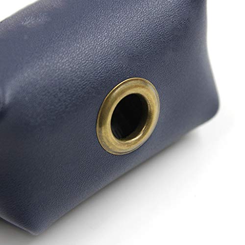 Image of Travel Outdoor Protable Dog Poop Bag Dispenser PU Leather Pouch Pet Puppy Cat Pick Up Poop Bag Holder Garbage Waste Bags Organizer - Waterproof and wear resistant (Coffee)