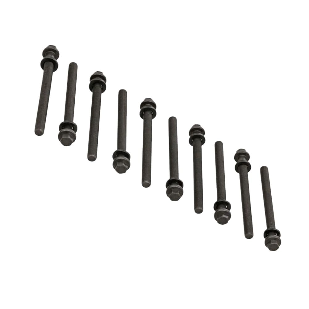 Cylinder Head Bolt Kit 10 Pcs 81044300 Compatible with 2.5L 2.8L L4 Engine for 07-24 Cherokee Holden