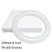 JESLED T9 LED Circline Light Bulb - 8 Inch 1200LM LED Circular Ceiling Light, 10W 6000K Cool White, Replacement for 22W FC8T9 Ring Fluorescent Lamp Fixture Bulb (Ballast Must be Removed or bypassed)