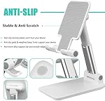 Support de téléphone cellulaire pour bureau,Pièce de téléphone réglable en hauteur Angle pour bureau iPhone15 14 13 12 11 Pro XS Max XR 8 7 6S Plus,Samsung S20+Note10,Tablettes,Accessoires de recharge