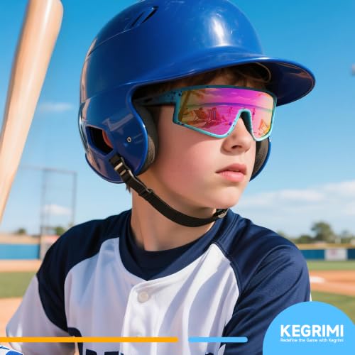 Image of Kids Polarized Sunglasses Youth Baseball Sun Glasses for Boys Girls | UV Protection,Toddler Softball Glasses, Gifts for Cycling,Running,Fishing,Hiking,Sports Stuff Beach Accessories for 3-12 Teen